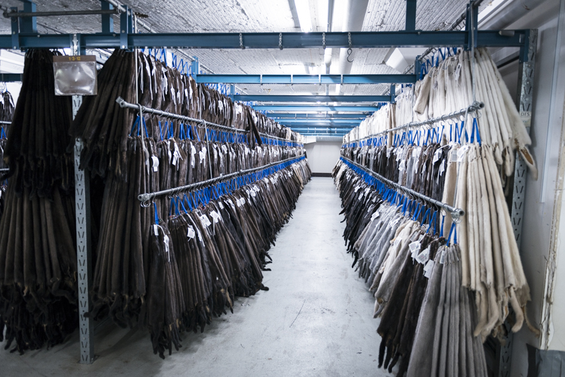 Kopenhagen fur warehouse of furs