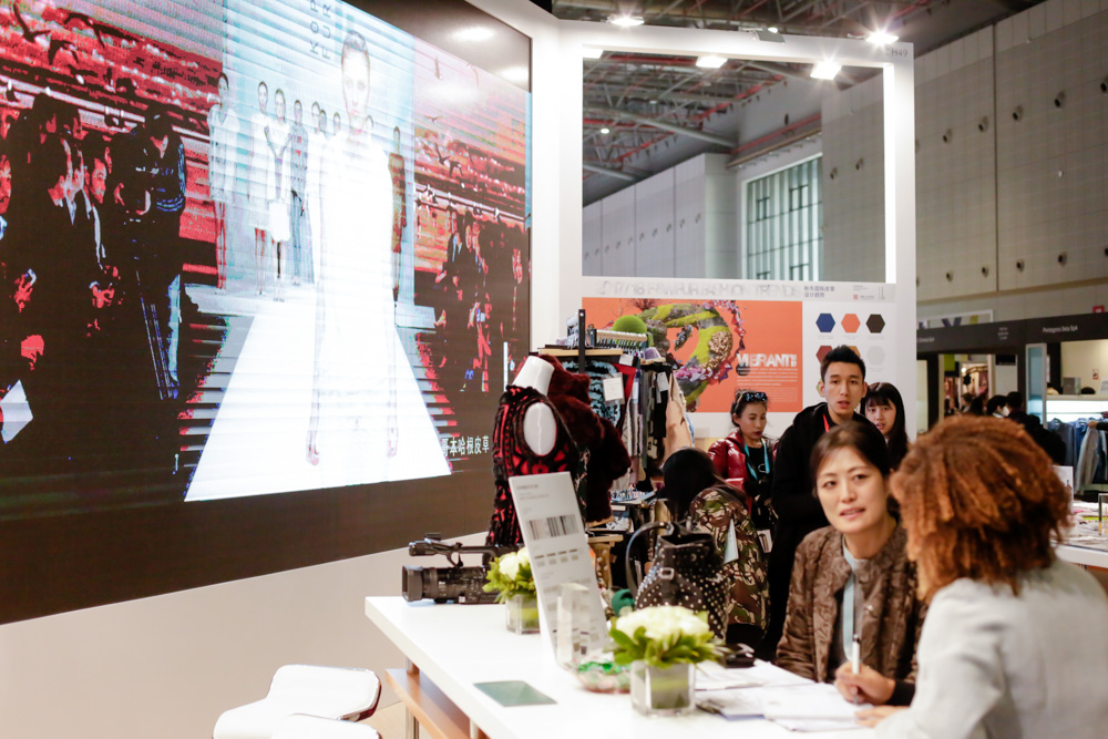 kopenhagen fur stand at the fair 