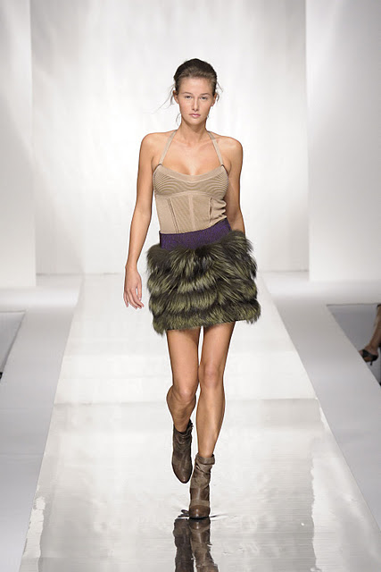 Carlo Ramello fur skirt