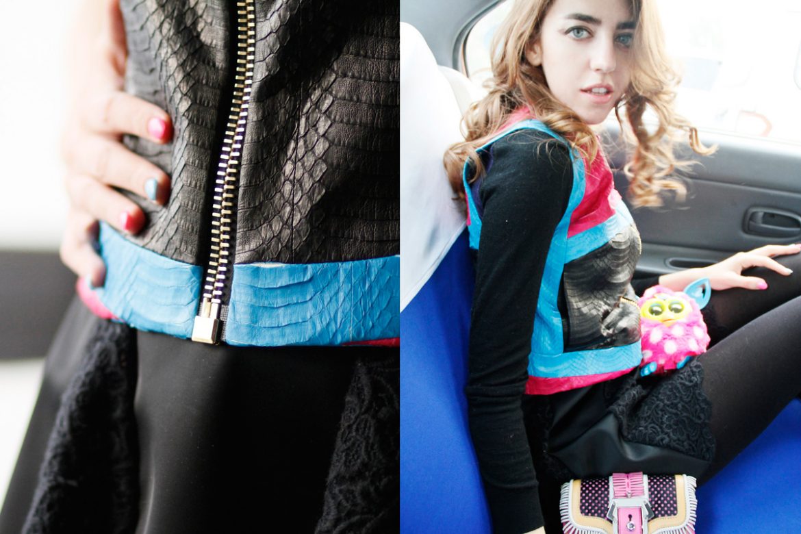 vladimiro gioia, python jacket