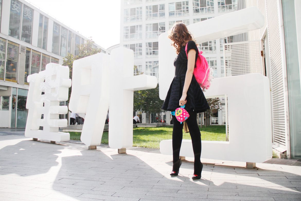 pink furby boom video, lady fur, beijing