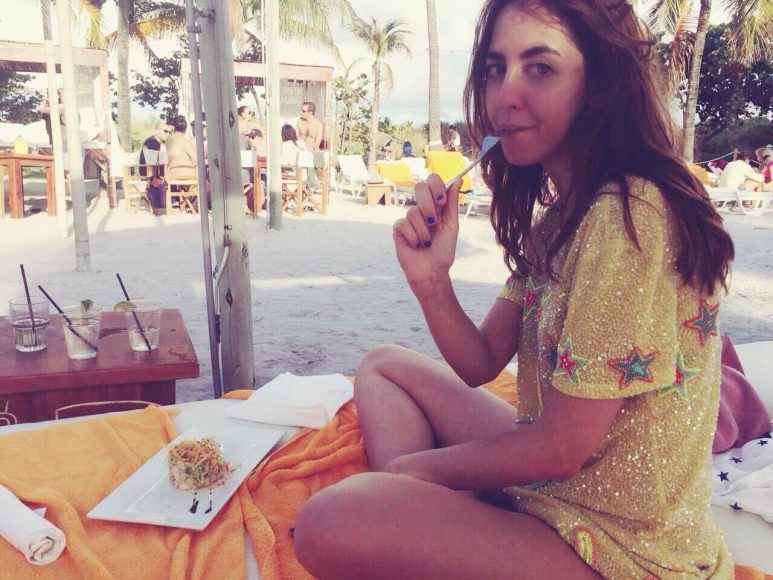 miami beach photo lady fur