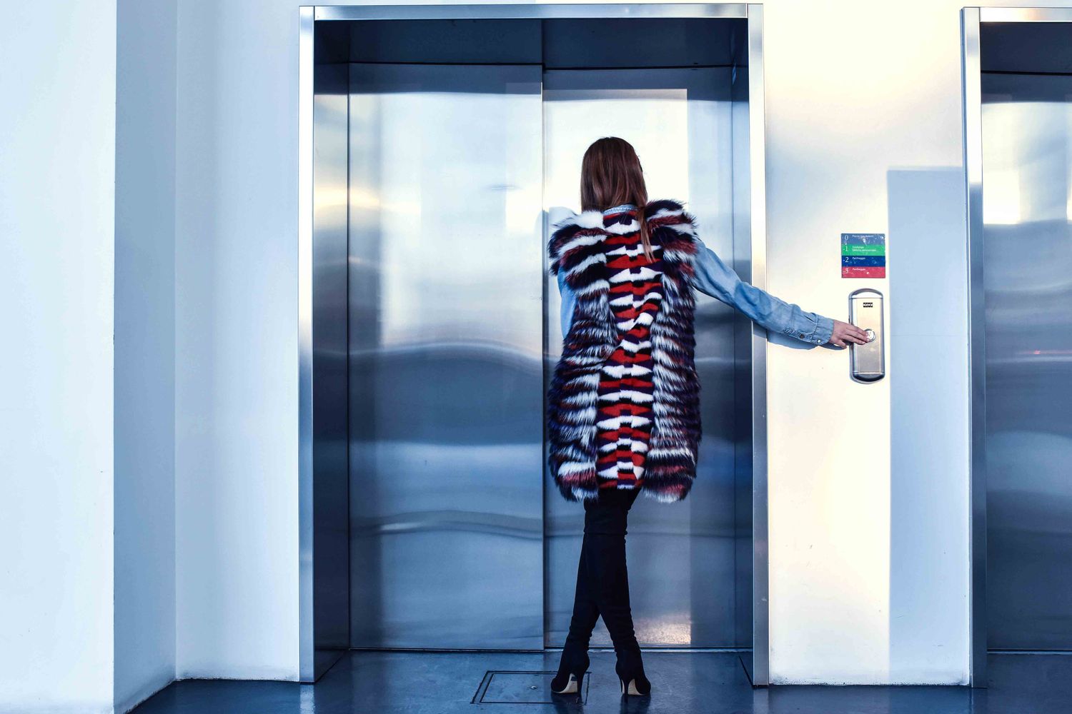 new york fashion week 2015 vladimiro gioia mink jacket