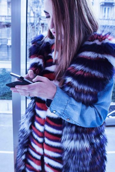 new york fashion week 2015 vladimiro gioia mink jacket