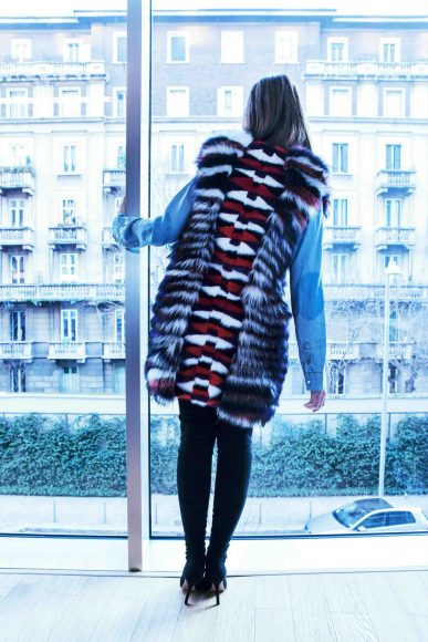 new york fashion week 2015 vladimiro gioia mink jacket