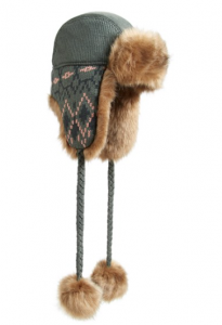 fur trapper hat lady fur