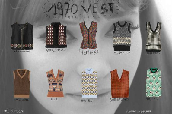 selection 10 cashmere vest