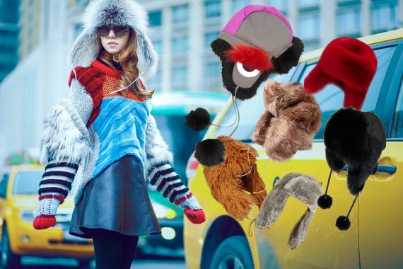 trapper hat lady fur new york