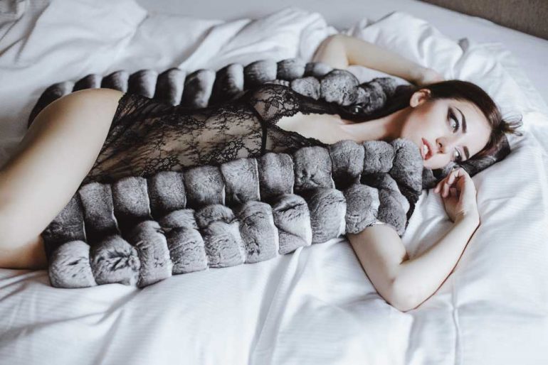 lingerie special occasion chinchilla