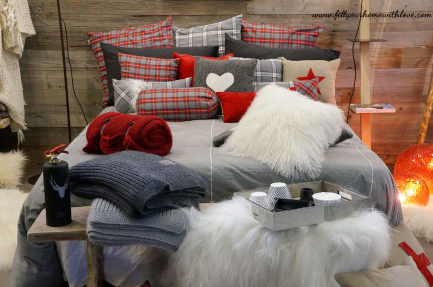 luxury fur cushion