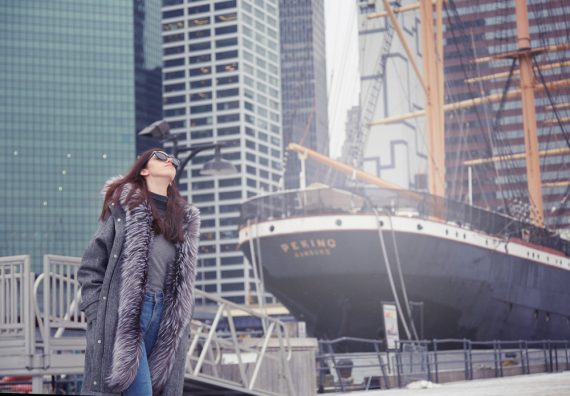 parka with fur via cappella lady fur