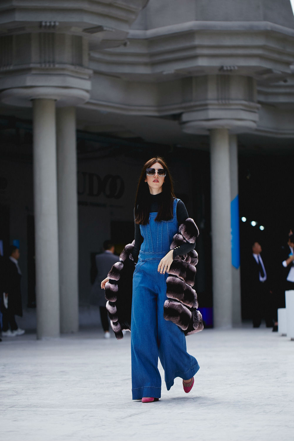 chinchilla pink fur lady fur shanghai