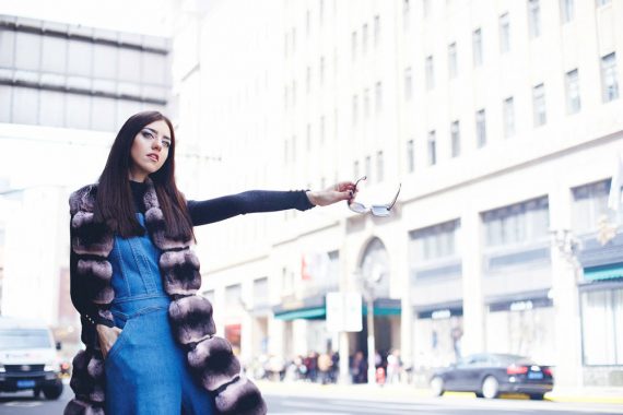 giorgio magnani chinchilla pink fur lady fur shanghai