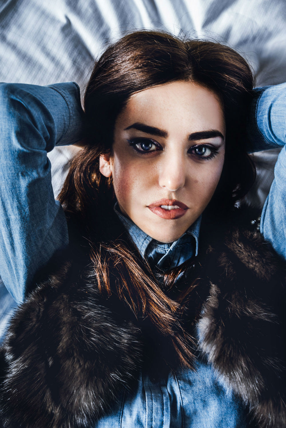 100k instagram followers lady fur sable fur coat