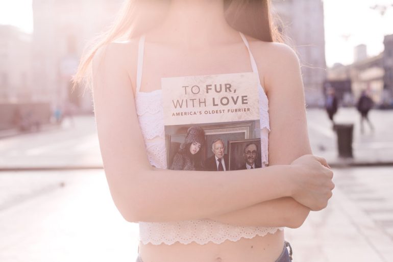 fur book title to fur with love lady fur on the cover