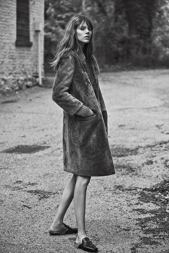 freja beha photo black and white with shoes