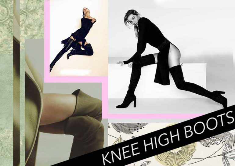 dresses with knee high boots