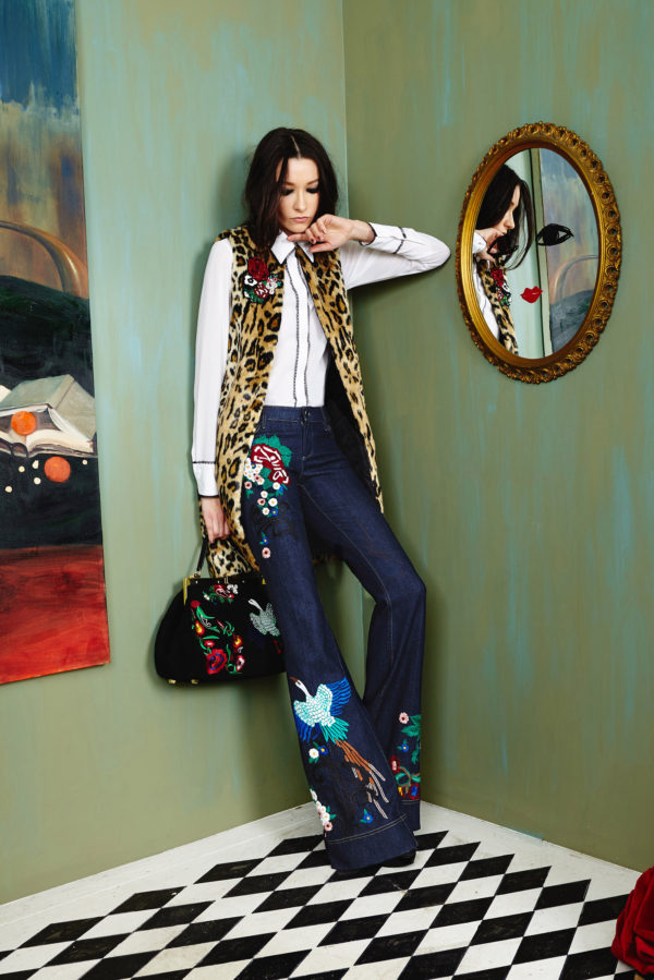 alice olivia fur vest