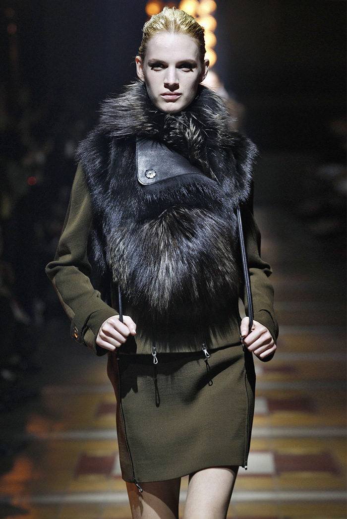 fur vest Lanvin
