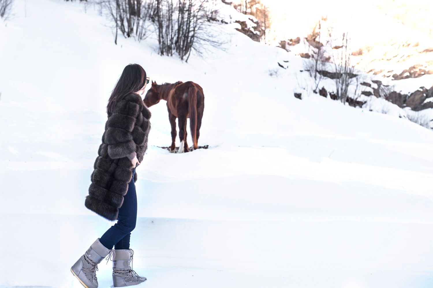 lady fur sable jacket christian ghielmetti