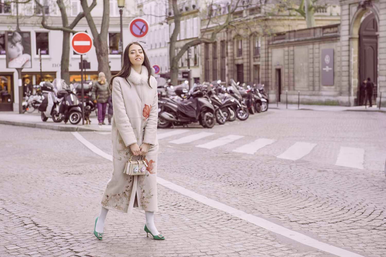 fur coat by manzoni 24 lady fur in paris