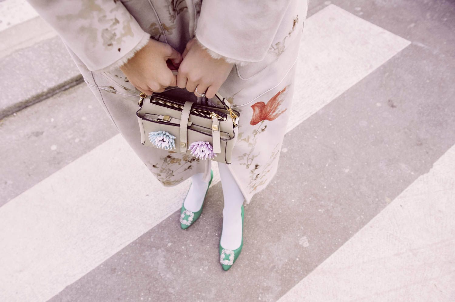 fur details of the coat