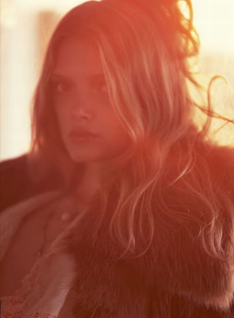 Lily Donaldson starring in Vogue Japan in the sunset